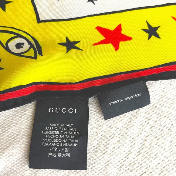 Gucci x Sergio Mora Magic Silk Scarf - Picture 12 of 16